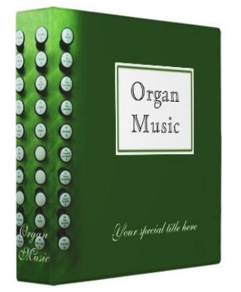 Organ music folder