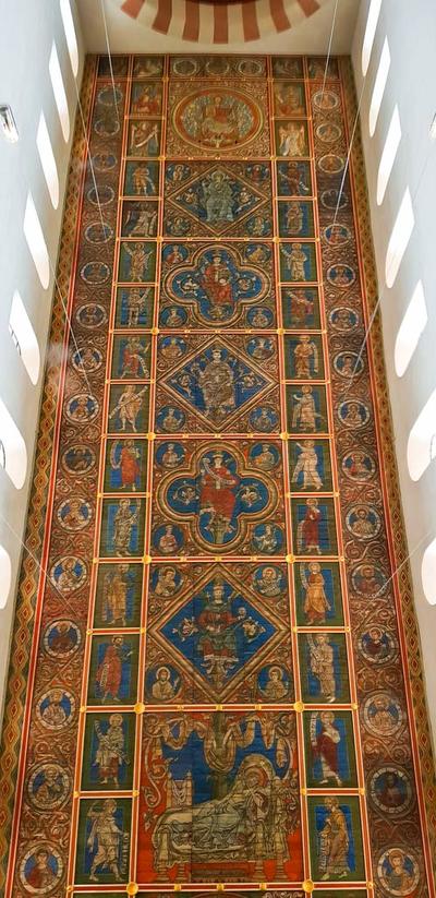 Original ceiling in St Michael's, Hildesheim