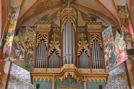 Organ in St Valentine's Kiedrich