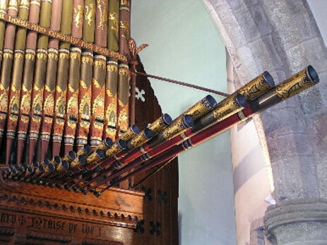Usk, Parish Church organ