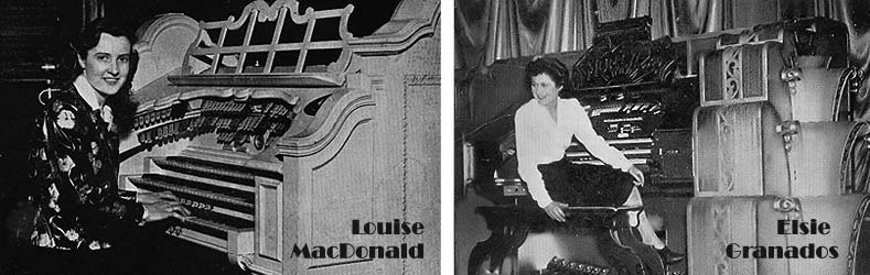 Louise MacDonald, Elsie Granados organists