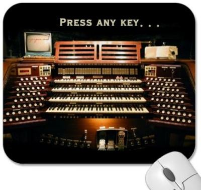 mousepad for organist