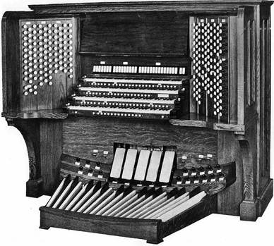 Usk, Parish Church organ