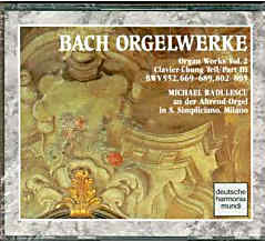 Bach Orgelwerke cd cover