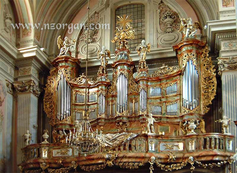 Organ in St Anne's, Warsaw, Poland